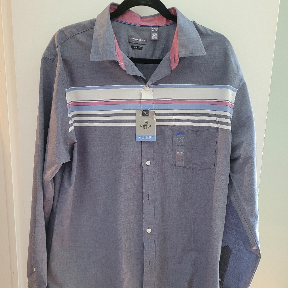 NWT- Van Heusen button down XL